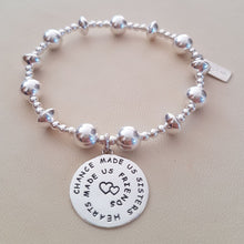 Chunky Sterling Silver Chance Made Us Sisters Bracelet