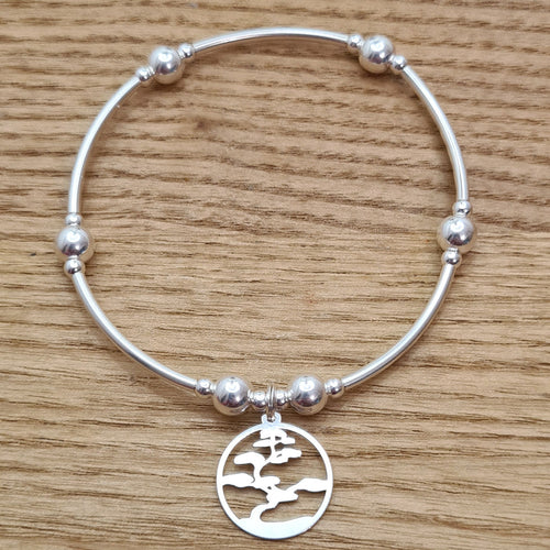 Sterling Silver Bonsai Tree Bracelet