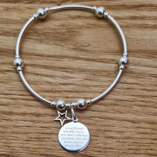 Sterling Silver Good Friends Bracelet